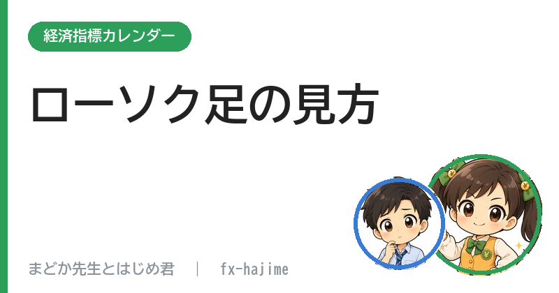 FXのローソク足の見方｜初心者向けに基本をやさしく解説 
